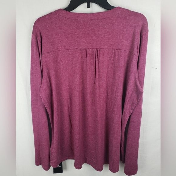 NWT Free To Live Women's Pink Long Sleeve Shirt Sz XXL - Picture 6 of 12
